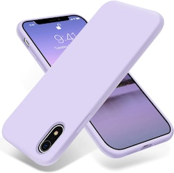 iPhone XR - Gummibelagt Silikon Skal Skin Pro® Lila