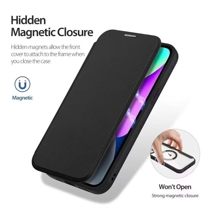 iPhone 12 - MagSafe Fodral RFID Skyddat Svart