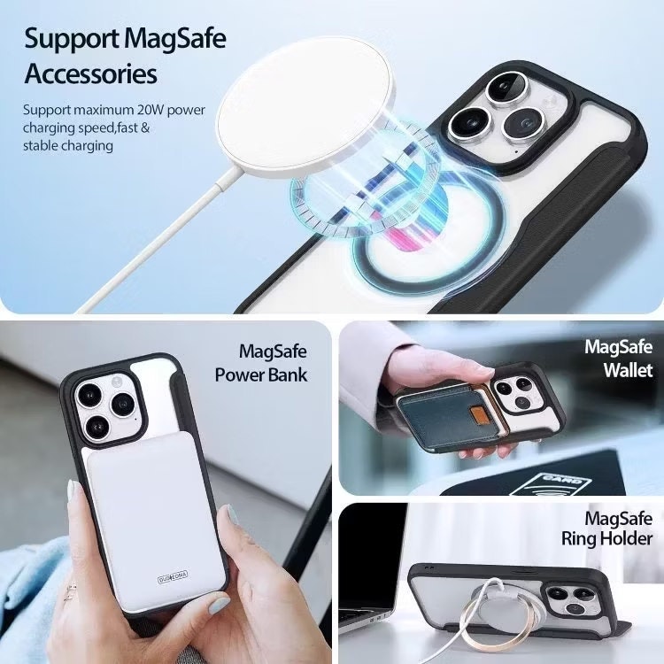 iPhone 12 - MagSafe Fodral RFID Skyddat Svart
