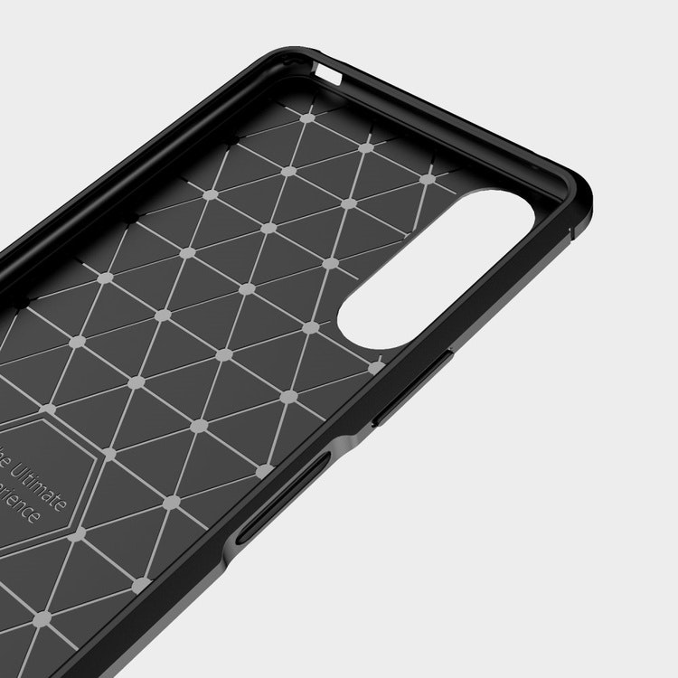 Brushed TPU Skal Sony Xperia 10 II Svart