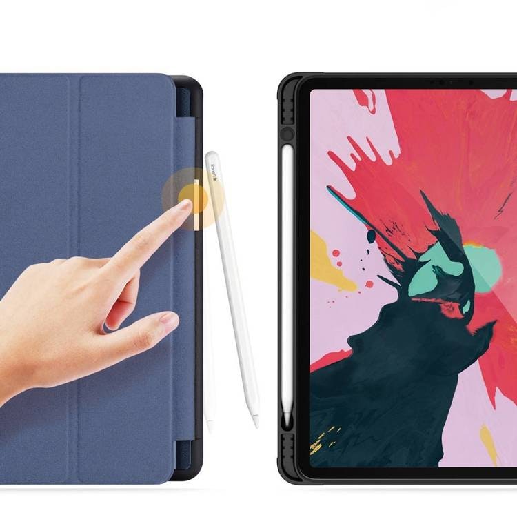 Fodral Tri-fold Stödjer Apple Pen Laddning IPad Pro 11 (2020)  Blå
