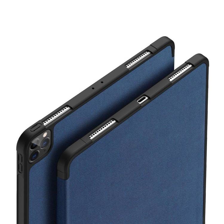 Fodral Tri-fold Stödjer Apple Pen Laddning IPad Pro 11 (2020)  Blå