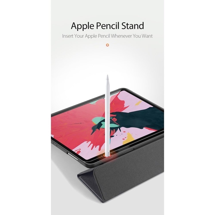 Fodral Tri-fold Stödjer Apple Pen Laddning IPad Pro 11 (2020)  Svart