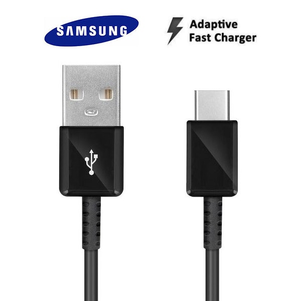 Samsung Original Extra lång 1,2m USB-C Kabel / Laddare Svart - Megamobil