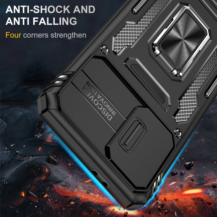 Samsung S23 - Skal CamShield / Kameraskydd Ringhållare Svart
