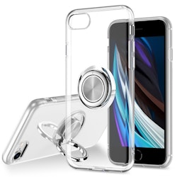 Stötdämpande Transparent Silikon Skal Ringhållare Nordic® iPhone 7/8/SE/XS/XR