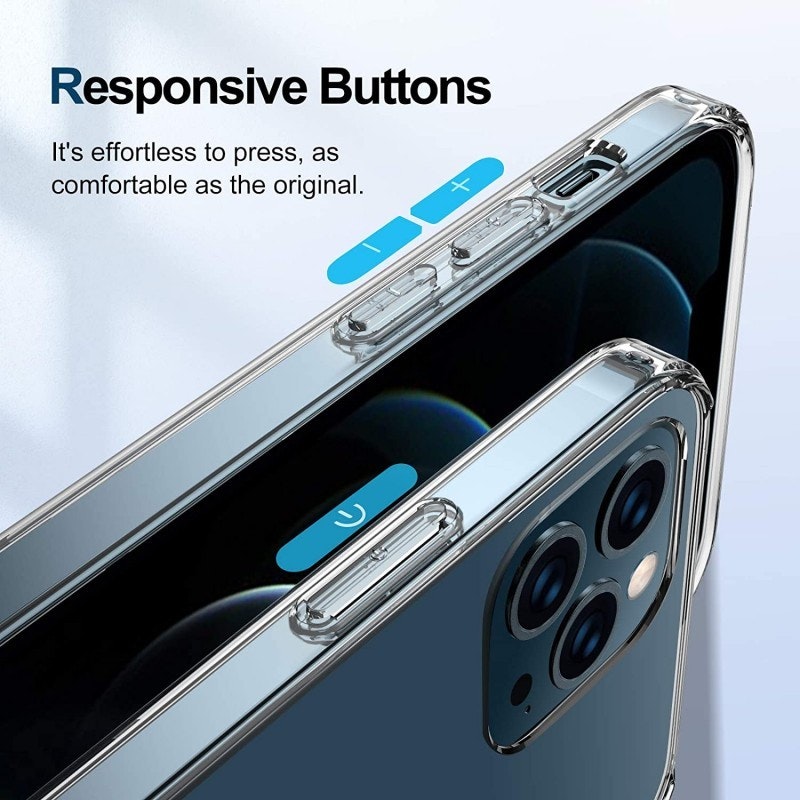 iPhone 13 - Skal Solid® Magsafe Stötdämpande Silikon Transparent