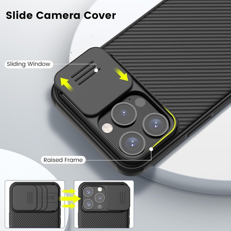 iPhone 13 Pro Max - Magsafe Camshield Skal Kameraskydd Svart