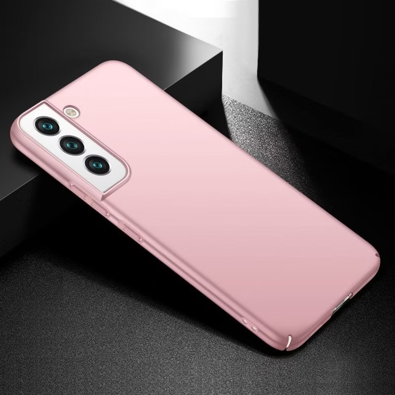 Samsung S22 - Ultratunt Stöttåligt Skal Gummibelagt Nordic® Roséguld