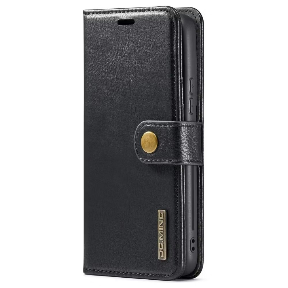 Samsung S23 - DG.MING® 2in1 Magnet Läder Fodral Svart