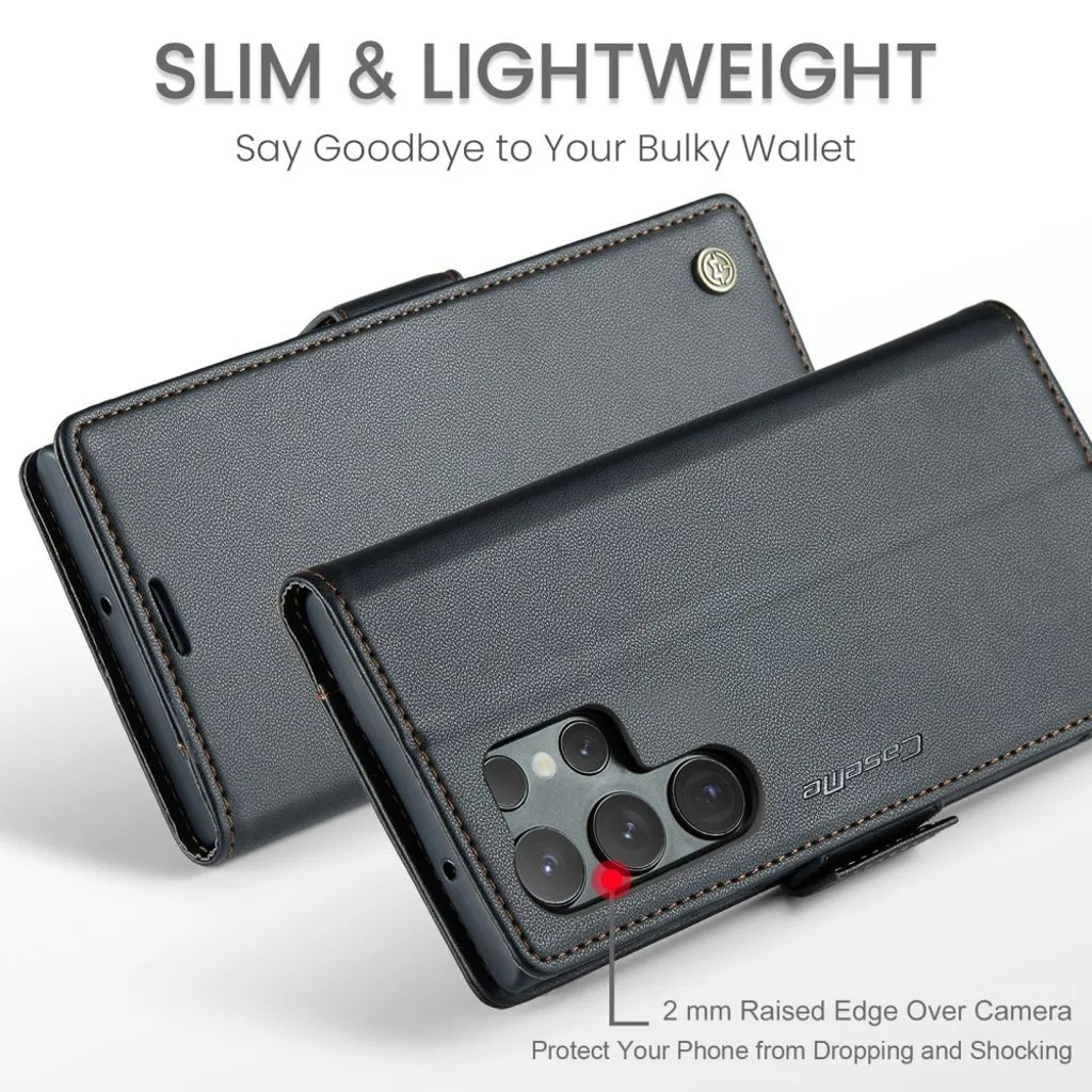 Samsung S24 Ultra - Fodral 4-FACK Premium CaseMe® Svart