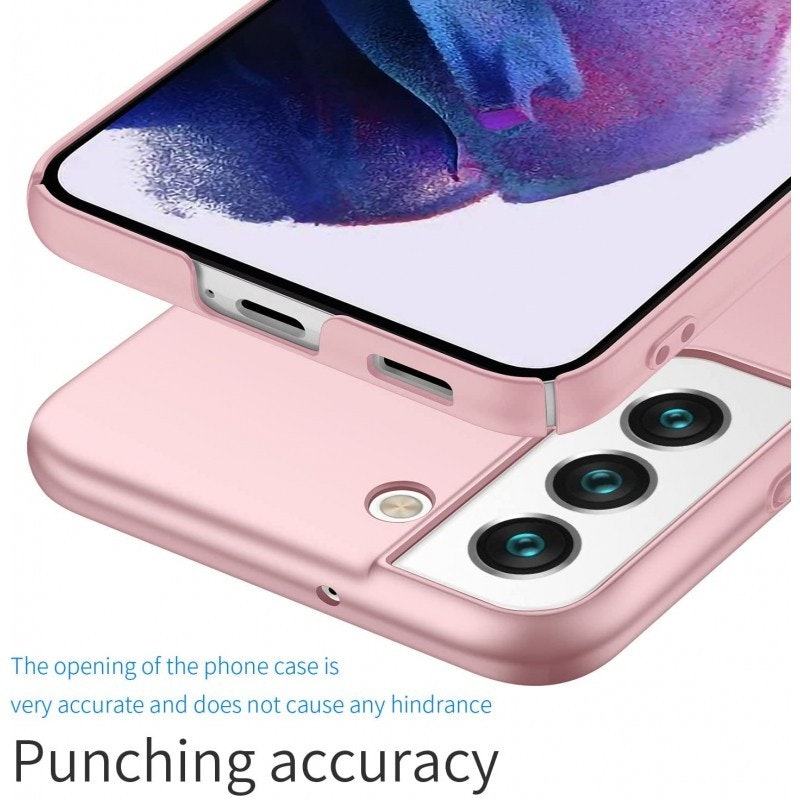 Samsung S23 - Ultratunt Stöttåligt Skal Gummibelagt Nordic® Roséguld
