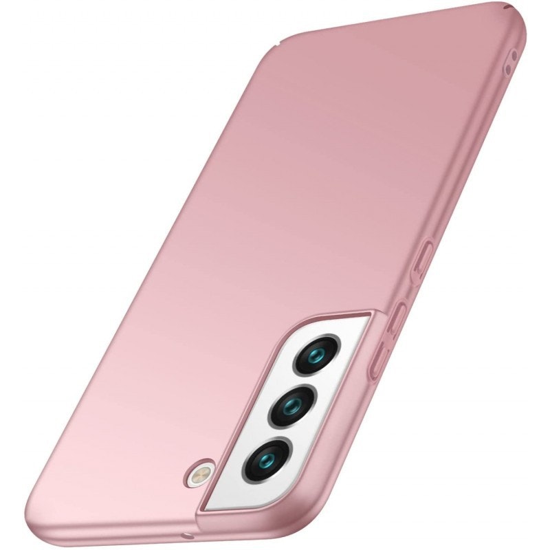 Samsung S23 - Ultratunt Stöttåligt Skal Gummibelagt Nordic® Roséguld