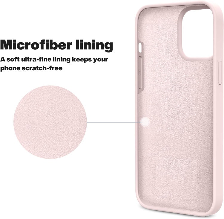 iPhone 13 Pro - Gummibelagt Silikon Skal Skin Pro® Rosa