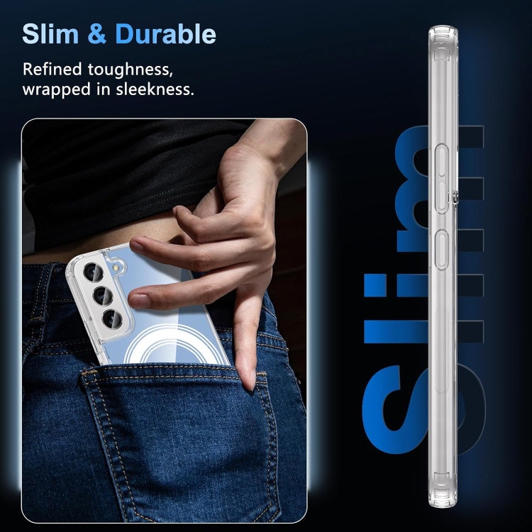 Samsung Galaxy S23 - Skal MagSafe Stötdämpande Transparent