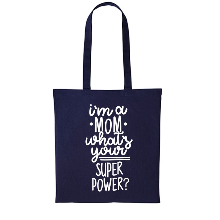 Tygkasse med tryck I´m a DAD whats your SUPERPOWER?