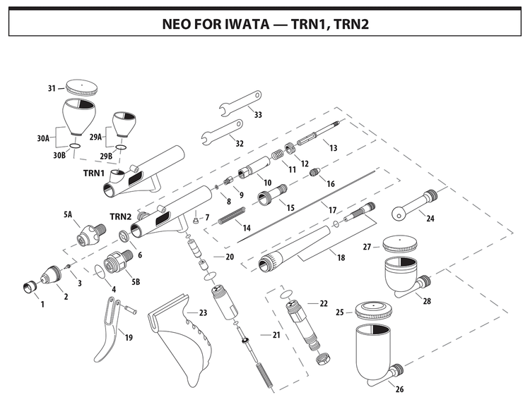 Nålpackning (PTFE) NEO HP-TRN1/TRN2 (ref 8)