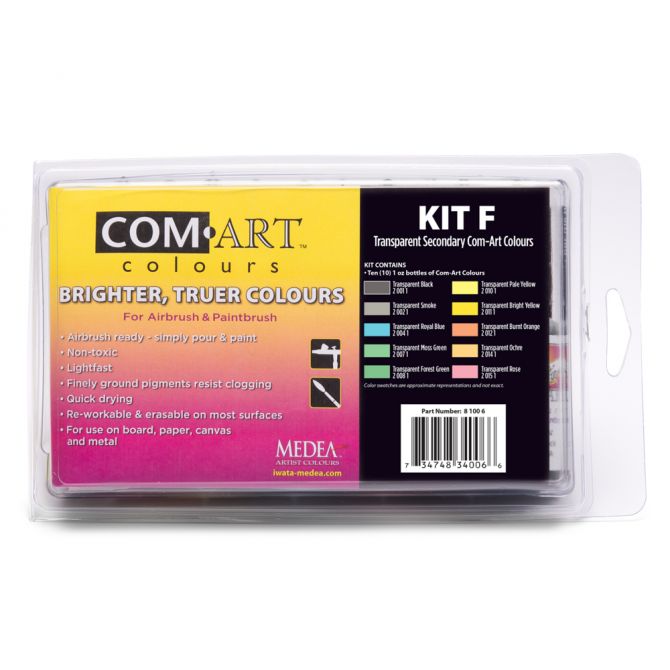 Com-Art Kit F Transparent Secondary Färgkit