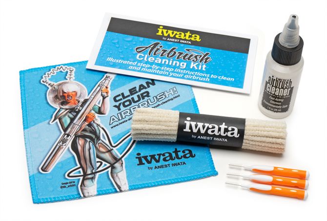 Refill Pack Iwata Airbrush Cleaning Kit