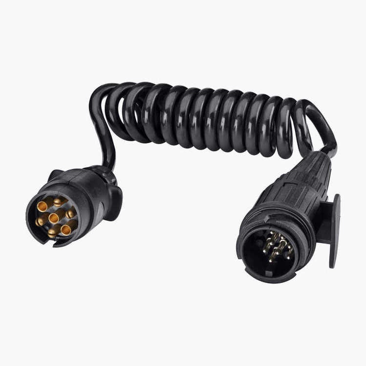 Adapterkabel släpvagn 7-polig + 13-polig 1,5m