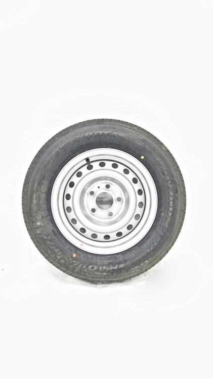 tillbehör släpvagn släpkärra hjul med sommardäck 14" 195/70R14 5 bultade