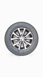 Aluminum hjul med sommardäck 14" 195/70R14