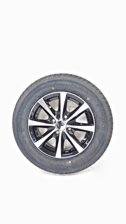 tillbehör släpvagn släpkärra aluminum hjul med sommardäck 13"