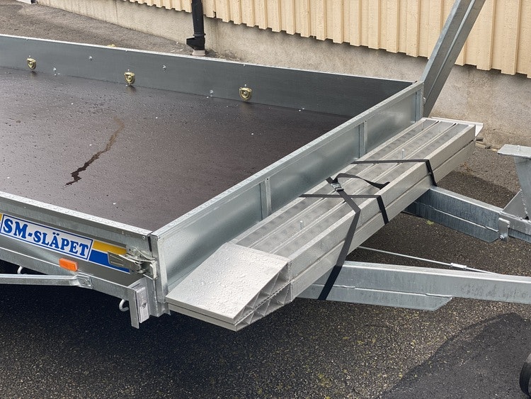 tillbehör släpvagn släpkärra aluminiumramp