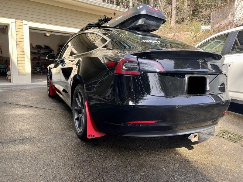The Ultimate Slim Mud Flaps for Your Tesla Model 3 and Model Y