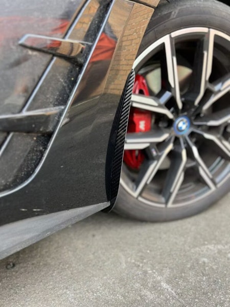 Mudflaps to fit BMW i4 - Factory location