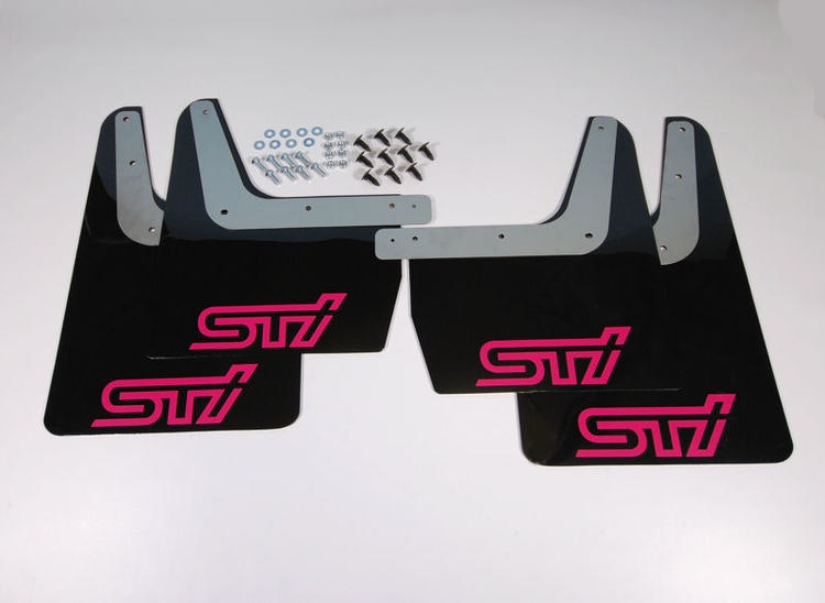 Sti mud flaps sale with sti logo