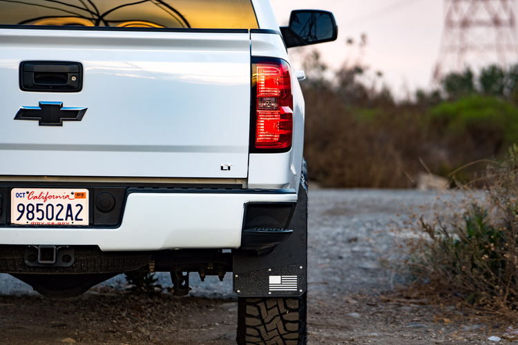 Exclusive Dodge RAM "Merica" mud flaps