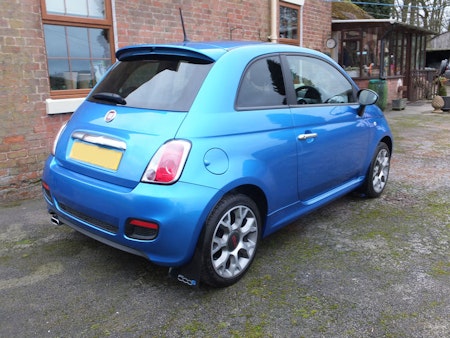 Fiat 500 S mud flaps