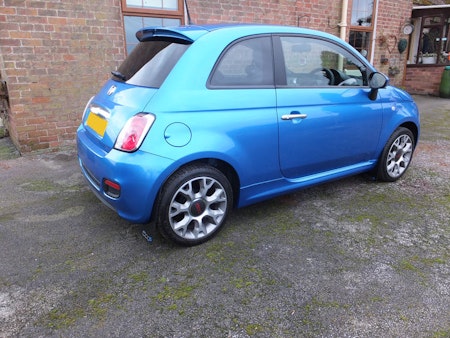 Fiat 500 S mud flaps