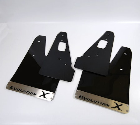 Mitsubishi Evo 10 mud flaps