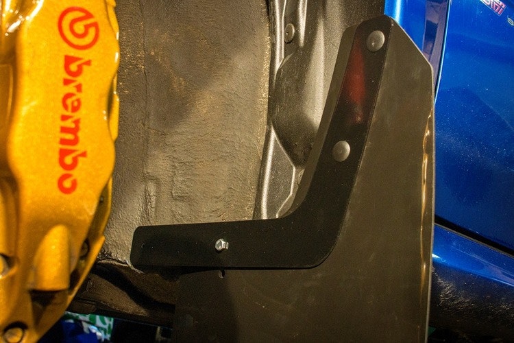 Powder coated brackets