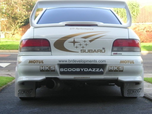 Subaru Impreza Classic mudflaps  1993 - 2001