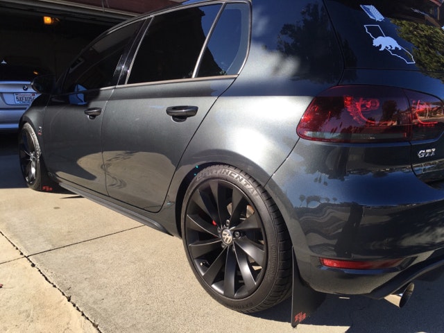 Volkswagen Golf Mk6 mudflaps  2010 - 2014