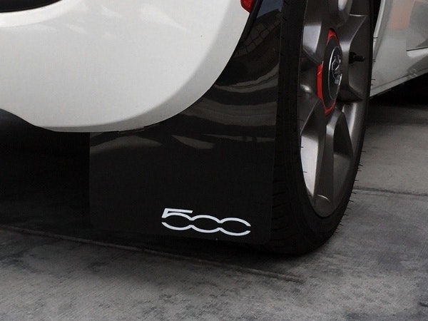 Fiat 500 mud flaps