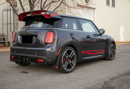 Mini Cooper GP parts - Mudflap bespoke design