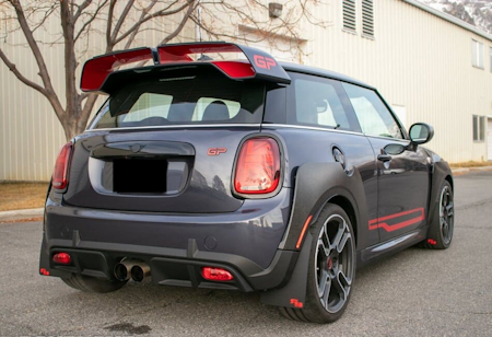 Mini Cooper GP mud flaps