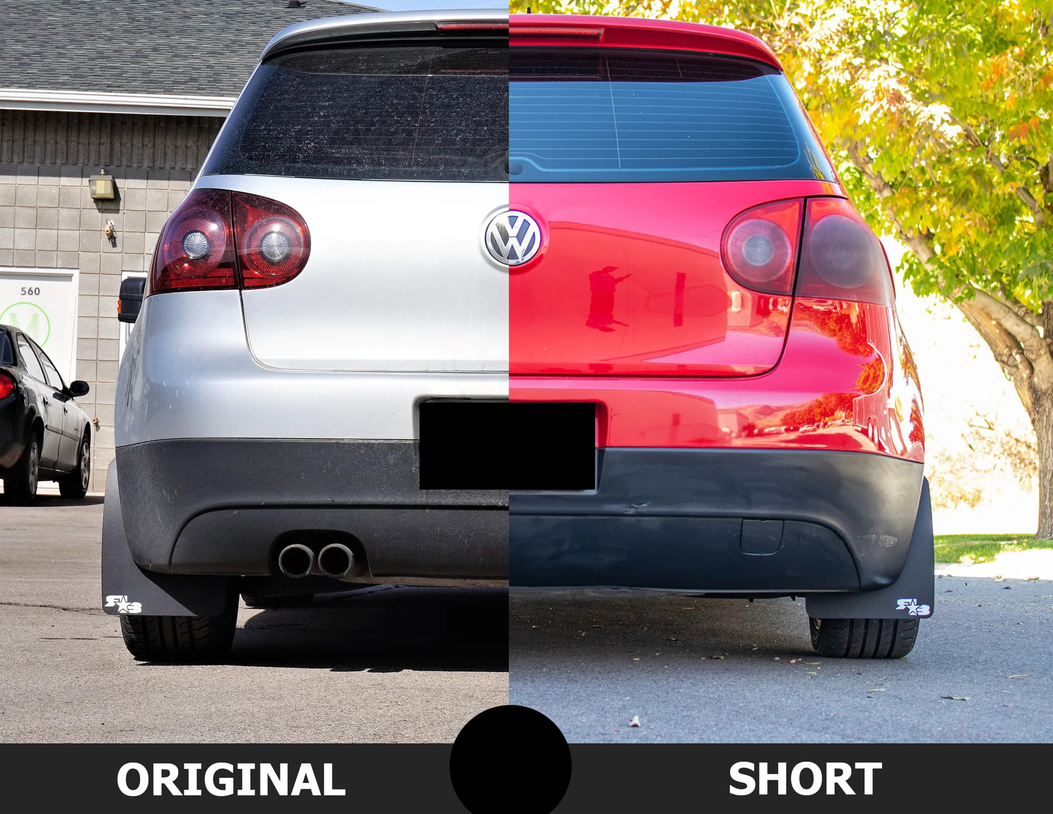 Volkswagen Golf Mk4 mudflaps  1999-2004