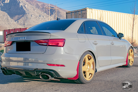 Audi A3/S3/R3 Sedan mudflaps