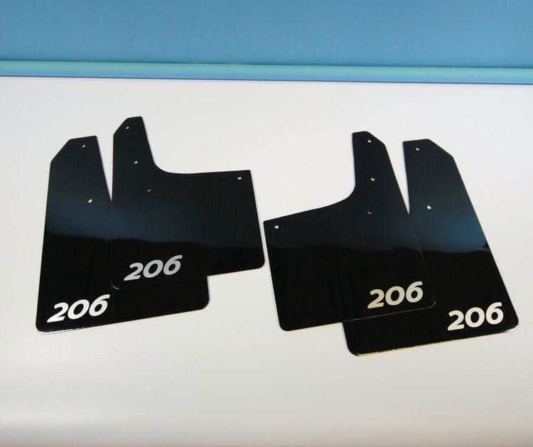 Peugeot 206 mudflaps
