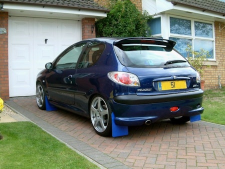 Peugeot 206 mudflaps
