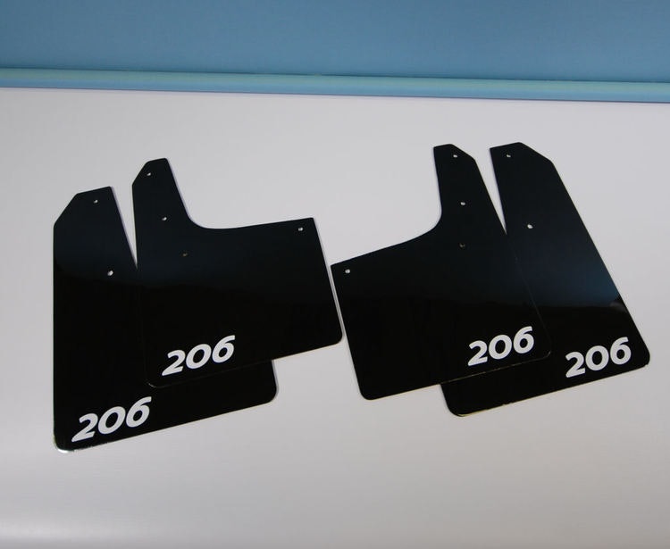 Peugeot 206 mudflaps