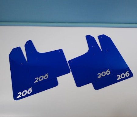 Peugeot 206 mudflaps
