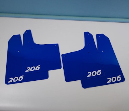 Peugeot 206 mudflaps