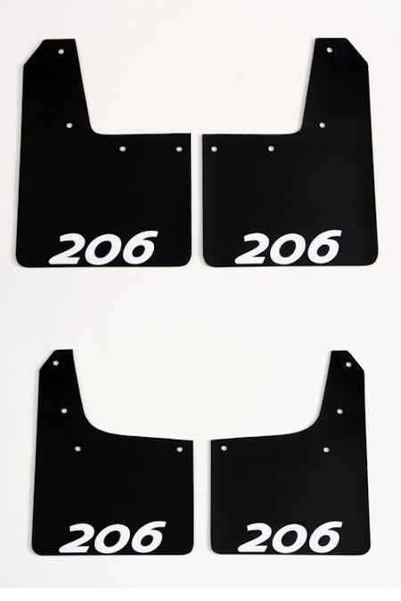 Peugeot 206 mudflaps
