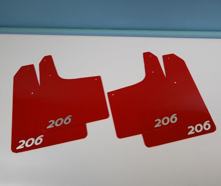 Peugeot 206 mudflaps
